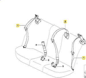 0) BMW OEM 72118198484 USED SEAT BELT RIGHT REAR 528I 98 E39 Euro All Parts 0) BMW OEM 72118198484 USED SEAT BELT RIGHT REAR 528I 98 E39 Euro All Parts