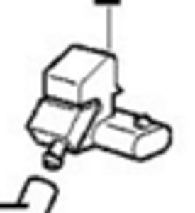 0) BMW OEM 61668364444 65-75-6-923-208 Heated Washer Nozzle (USED) Fits: 740i 1997 E38 & Other Listed Vehicles Euro All Parts