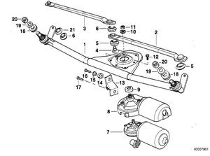 0) BMW OEM 61638353433 USED WIPER ASSEMBLY W/MOTOR 320I 94 E36 Euro All Parts 0) BMW OEM 61638353433 USED WIPER ASSEMBLY W/MOTOR 320I 94 E36 Euro All Parts