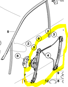 0) BMW OEM 51337020659 USED 328I '00 E46 WINDOW REGULATOR LEFT Euro All Parts 0) BMW OEM 51337020659 USED 328I '00 E46 WINDOW REGULATOR LEFT Euro All Parts