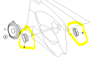 2) BMW OEM 65137838901 USED 323I 99 E46 TWEETER SPEAKER (pair) Euro All Parts 2) BMW OEM 65137838901 USED 323I 99 E46 TWEETER SPEAKER (pair) Euro All Parts