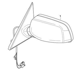 0) BMW OEM 51167189499 USED 530I '04 E60 Side mirror LEFT Side Euro All Parts 0) BMW OEM 51167189499 USED 530I '04 E60 Side mirror LEFT Side Euro All Parts