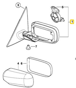 0) BMW OEM 51167003423 USED 323I 99 E46 Side mirror LEFT Side Euro All Parts 0) BMW OEM 51167003423 USED 323I 99 E46 Side mirror LEFT Side Euro All Parts