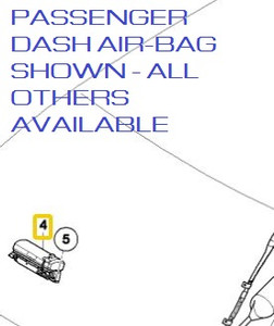 0) BMW OEM 72128402260 USED AIR POUCH, DASHBOARD from: E53 X5 3.0i 1999 Euro All Parts 0) BMW OEM 72128402260 USED AIR POUCH, DASHBOARD from: E53 X5 3.0i 1999 Euro All Parts