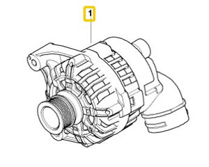0) BMW OEM 12317546285 USED 530I '04 E60 M54 ALTERNATOR 155A Euro All Parts 0) BMW OEM 12317546285 USED 530I '04 E60 M54 ALTERNATOR 155A Euro All Parts