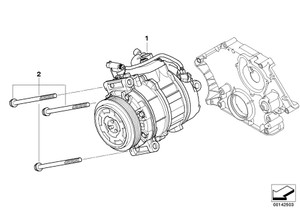 0) BMW OEM 64509174803 USED 530I '04 E60 A/C COMPRESSOR Euro All Parts 0) BMW OEM 64509174803 USED 530I '04 E60 A/C COMPRESSOR Euro All Parts