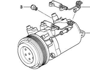 0) BMW OEM 64528391474 USED 328I 97 E36 A/C COMPRESSOR Euro All Parts 0) BMW OEM 64528391474 USED 328I 97 E36 A/C COMPRESSOR Euro All Parts
