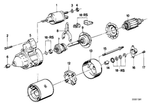 0) BMW OEM 12411714750 USED 525TI 92 E34 E30 e36 m42 / m20 STARTER Euro All Parts 0) BMW OEM 12411714750 USED 525TI 92 E34 E30 e36 m42 / m20 STARTER Euro All Parts