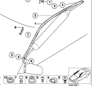 0) BMW OEM 72128268166 USED 323I 99 E46 AIR POUCH, CURTAIN PASSENGER Euro All Parts 0) BMW OEM 72128268166 USED 323I 99 E46 AIR POUCH, CURTAIN PASSENGER Euro All Parts