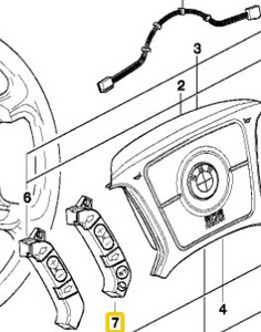 0) BMW OEM 61316903396 USED 540I 99 E39 STEERING SWITCH Euro All Parts 0) BMW OEM 61316903396 USED 540I 99 E39 STEERING SWITCH Euro All Parts