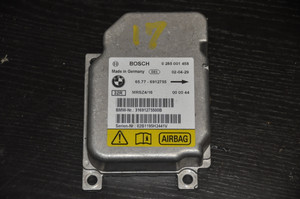1) DH-17 BMW 65776912755 OEM Used SIDE IMPACT SENSOR CONSOLE BOSCH 285001458 65.77-6912755 65-77-9-345-358 65776912755 fits: E46 Euro All Parts
