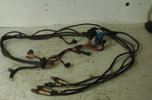 1) DH -2 BMW 12517523223 OEM Used WIRE HARNESS ENGINE TO TRANSMISSION TESTED 6 CYL w- O2 SENSORS w-RELAYS KKB DRAXLMAIER BM 2 B084 113 From: 2004 e46 coupe m54 s54 RWD Fits: M3 325Ci 330Ci & other listed vehicles KBG Euro All Parts