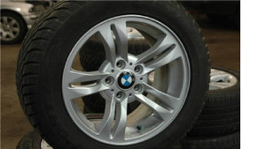 1) 17 IN BMW OEM 36113401200 USED RIM 17 IN 8Jx17 EH2IS46 235 55 R17 Winter L wheel double spoke 112 E83 X3 Euro All Parts 1) 17 IN BMW OEM 36113401200 USED RIM 17 IN 8Jx17 EH2IS46 235 55 R17 Winter L wheel double spoke 112 E83 X3 Euro All Parts
