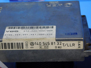 1) Mercedes Benz OEM 1405458132 Cruise Control Module (USED) Fits: S320 1996 W140 & Other Listed Vehicles Euro All Parts 1) Mercedes Benz OEM 1405458132 Cruise Control Module (USED) Fits: S320 1996 W140 & Other Listed Vehicles Euro All Parts