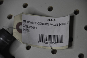 1) DD-1 Mercedes-Benz 2208300084 THREE OUTPUT BOSCH 944 1147412129 OEM 220-830-02-84 (USED) HVAC Heater Control Valve FROM: 2001 Mercedes-Benz S 430 FITS: 55 LISTED VEHICLES Euro All Parts 1) DD-1 Mercedes-Benz 2208300084 THREE OUTPUT BOSCH 944 1147412129 OEM 220-830-02-84 (USED) HVAC Heater Control Valve FROM: 2001 Mercedes-Benz S 430 FITS: 55 LISTED VEHICLES Euro All Parts