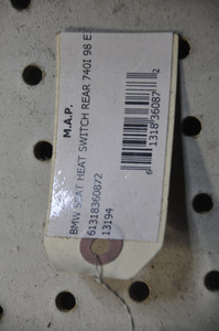 12) BMW OEM 61318360872 Rear Seat Heat Switch (USED) Fits: 740iL 2000 E38 & Other Listed Vehicles Euro All Parts 12) BMW OEM 61318360872 Rear Seat Heat Switch (USED) Fits: 740iL 2000 E38 & Other Listed Vehicles Euro All Parts