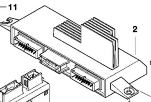 0) BMW 61358352225 Light Control Module (New) Fits: 7 Series E38 1995 & Other Listed Vehicles Euro All Parts