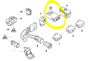 9) DD BMW OEM 61318352259 Seat Heating Switch (USED) Fits: 540i 2002 E39 & Other Listed Vehicles Euro All Parts 9) DD BMW OEM 61318352259 Seat Heating Switch (USED) Fits: 540i 2002 E39 & Other Listed Vehicles Euro All Parts