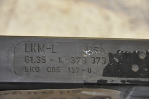 1) DH BMW OEM USED 61358351297 BULB TEST CCONTROL MODULE E32 88 94 LKM L US Ref: 61358351297, 61.35 1 379 373, 5KG 5 137 4 Euro All Parts 1) DH BMW OEM USED 61358351297 BULB TEST CCONTROL MODULE E32 88 94 LKM L US Ref: 61358351297, 61.35 1 379 373, 5KG 5 137 4 Euro All Parts