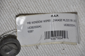 1) DD Mercedes Benz OEM 220-820-01-41 5084812160 Used Wiper Motor Transmission & Linkage w/motor Behr Euro All Parts 1) DD Mercedes Benz OEM 220-820-01-41 5084812160 Used Wiper Motor Transmission & Linkage w/motor Behr Euro All Parts