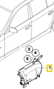 1) DH -12 BMW 72127034058 OEM Used AIR POUCH RIGHT FRONT DOOR TESTED - no SRS warning light Auto-Liv E60/E61US 0635 2007 From: A5 Fits: A5 & other listed vehicles 7034058 Euro All Parts 1) DH -12 BMW 72127034058 OEM Used AIR POUCH RIGHT FRONT DOOR TESTED - no SRS warning light Auto-Liv E60/E61US 0635 2007 From: A5 Fits: A5 & other listed vehicles 7034058 Euro All Parts