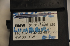 0) BMW OEM 61317036125 USED E46 E63 E83 E85 LUMBAR SUPPORT CONTROL SWITCH DRIVER 110187 3491572 HW 8 SW 11 61307036125 52108263135 Euro All Parts 0) BMW OEM 61317036125 USED E46 E63 E83 E85 LUMBAR SUPPORT CONTROL SWITCH DRIVER 110187 3491572 HW 8 SW 11 61307036125 52108263135 Euro All Parts