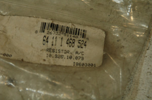 0) BMW OEM 64118391699 USED BLOWER RESISTOR E34 e32 from 540i 94 5 Series Euro All Parts 0) BMW OEM 64118391699 USED BLOWER RESISTOR E34 e32 from 540i 94 5 Series Euro All Parts