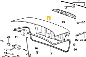 0) BMW OEM 41628119705 USED TRUNK LID 325i 1995 E36 3 Series Euro All Parts 0) BMW OEM 41628119705 USED TRUNK LID 325i 1995 E36 3 Series Euro All Parts