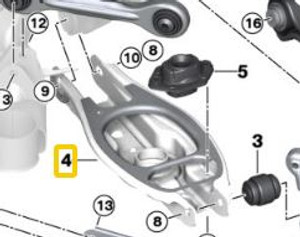 0) BMW OEM 33326772899 USED LOWER CONTROL ARM RIGHT REAR 330XI 1 Series 128i Convertibe Euro All Parts 0) BMW OEM 33326772899 USED LOWER CONTROL ARM RIGHT REAR 330XI 1 Series 128i Convertibe Euro All Parts
