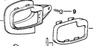 0) BMW OEM 51211977539 USED INTERIOR DOOR HANDLE LEFT FRONT 328I 97 3 Series E36 Euro All Parts 0) BMW OEM 51211977539 USED INTERIOR DOOR HANDLE LEFT FRONT 328I 97 3 Series E36 Euro All Parts