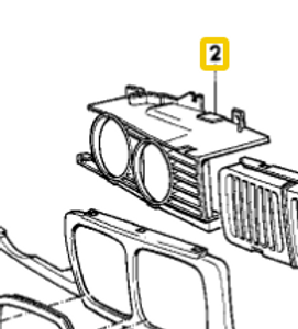 0) BMW OEM 51131944138 USED HEADLIGHT FRAME LT 535i 93 E34 5 Series Euro All Parts 0) BMW OEM 51131944138 USED HEADLIGHT FRAME LT 535i 93 E34 5 Series Euro All Parts