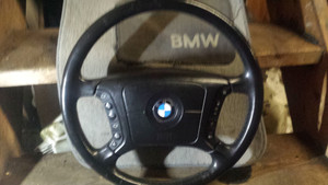 1) BMW OEM 32346753947 COMPLETE USED MULTI FUNCTION LEATHER STEERING WHEEL E46 Euro All Parts 1) BMW OEM 32346753947 COMPLETE USED MULTI FUNCTION LEATHER STEERING WHEEL E46 Euro All Parts