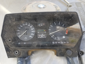 1) CAM BMW 62111376707 OEM 62111385094 (USED) 1385094 1377665 COMPLETE CLUSTER ASSEMBLY WITH FOG LIGHT SWITCH FOR: E24 FITS: M30B35 635CSi S38 m6 M635CSi Euro All Parts