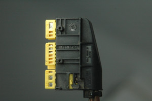 1) DD-24X2 BMW 61138369719 OEM 61-13-8-369-719 (USED) AMP F 968477-1 SEAT PLUG WITH PIGTAIL Euro All Parts