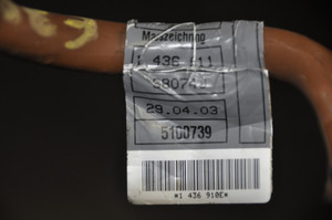 1) DD BMW 1436910 12421436910 OEM 12-42-1-436-910 (USED) Battery cable negative E39 Euro All Parts 1) DD BMW 1436910 12421436910 OEM 12-42-1-436-910 (USED) Battery cable negative E39 Euro All Parts