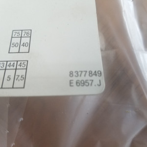 0) DD BMW 61138377849 OEM 61-13-8-377-849 (USED) GLOVEBOX FUSE LAYOUT GUIDE E6957 .J E39 Euro All Parts