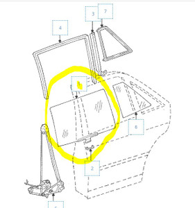 0) DD Mercedes BENZ W124 TOURING WAGON LEFT REAR CORNER WINDOW 1989 300TE Euro All Parts 0) DD Mercedes BENZ W124 TOURING WAGON LEFT REAR CORNER WINDOW 1989 300TE Euro All Parts