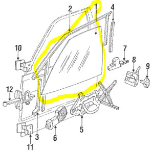 0) DD 133 BMW 51328107671 Used OEM Window Glass LEFT FRONT 51-328107671 (51-32-8-107-671) H51360 51-32-8-107-671 From: E34 Fits: 730i 735i 740i 750i (1986-1994) & other listed vehicles Euro All Parts