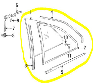 0) DD 169 BMW 51368119077 Used OEM Window Glass LEFT REAR WITH LATCH 51-36-8-119-077 (51-36-8-119-077) H51361 with latch From: E36 1992 318i Fits: 316i 318i 318is 320i 323i 325i 328i m3 (1990-2000) & other listed vehicles Euro All Parts