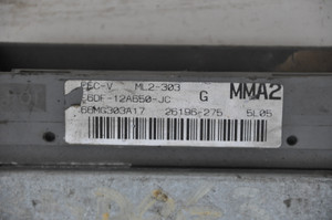 1) De Ford USED F6DF 12A650 J ECU Ford PCM Sable 96 G 3 0L V6 EEC V ML2=303 MMA2 E6DF 12A650 J G 66MG303A17 26196 275 6L05 26196 275 MMA2 95L06 ML2 303 MMA2 DVE3 F6PF 12A650 CXD Euro All Parts 1) De Ford USED F6DF 12A650 J ECU Ford PCM Sable 96 G 3 0L V6 EEC V ML2=303 MMA2 E6DF 12A650 J G 66MG303A17 26196 275 6L05 26196 275 MMA2 95L06 ML2 303 MMA2 DVE3 F6PF 12A650 CXD Euro All Parts