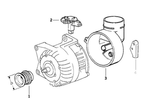 0) De BOSCH Generator Rebuilt ALTERNATOR 0120465031 n 14V 45-140 BMW M50 6 cyl 1744563 140 e34 525i Euro All Parts 0) De BOSCH Generator Rebuilt ALTERNATOR 0120465031 n 14V 45-140 BMW M50 6 cyl 1744563 140 e34 525i Euro All Parts