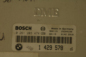 1) DH-13 BMW 14239995 (USED) 1423607 OEM 12141429607 ECU DME BOSCH 0261203474 M5.2 RUNS V8 M62B44 FROM:96 740iL ALSO FITS E39 540i E31 840Ci Euro All Parts 1) DH-13 BMW 14239995 (USED) 1423607 OEM 12141429607 ECU DME BOSCH 0261203474 M5.2 RUNS V8 M62B44 FROM:96 740iL ALSO FITS E39 540i E31 840Ci Euro All Parts