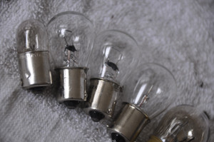 1) DH BMW OEM 7119905336 Used ASSORTED REPLACEMENT INCANDESENT TAIL LIGHT BULBS 63217160792 63217160789 63216926920 63217160790 Fits: ALL MODELS & other listed vehicles Euro All Parts