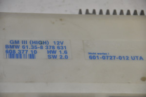 0) BMW OEM 61358378631 USED General Body Light Modul 3 GM III 1997 E38 740i 61356942047 61356924868 61356938462 Fits: E38 E39 & other listed vehicles Euro All Parts 0) BMW OEM 61358378631 USED General Body Light Modul 3 GM III 1997 E38 740i 61356942047 61356924868 61356938462 Fits: E38 E39 & other listed vehicles Euro All Parts