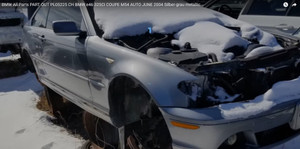 DISMANTLED - E46 PL05225 Coupe PL05225 CH BMW e46 325Ci  M54 AUTO JUNE 2004 Silber-grau metallic DISMANTLED - E46 PL05225 Coupe PL05225 CH BMW e46 325Ci  M54 AUTO JUNE 2004 Silber-grau metallic