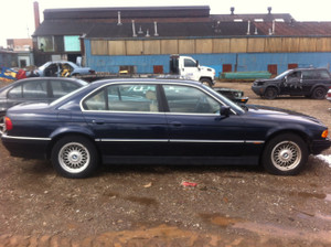 PART OUT BMW e38 740iL Built Nov 1996 M62 V8 Engine Automati Black on Tan DM03347 Euro All Parts DM03347