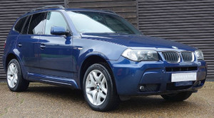 PART OUT BLUE (Mystic-blau Metallic) ON GRAY BMW X3 E83 (2003-2006) 2.5i MODEL YEAR 2004 (BUILT AUSTRIA APRIL 2004) M54 6 CYL AWD AUTOMATIC