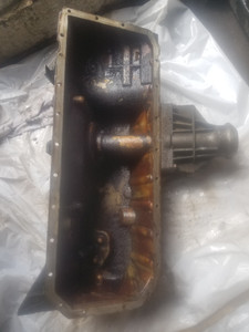 49) C BMW 11137519432 (USED) OEM M54 OIL PAN 11137511602 EN AC-466000 2.2 hab FROM: 2005 E83 X5 FITS:  E46 E83