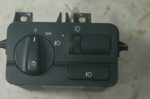 19E) DH BMW 61316907952 (USED) OEM XENON HEADLIGHT SWITICH w/Dim w/Fog 086480065  0014015  15 US - aul LWR/NSW  03541 LEAR   HW:10  SW: 2.0 E46