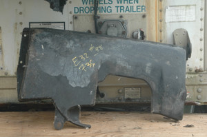 48) DH BMW 51711938182 (USED) OEM ENGINE SKID PLATE FROM: 735i FITS: E32 E34 1988-1995